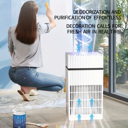 New Powerful USB Air Purifier for Home, Suitable for Rooms, Desktops, Offices, Removing Smoke Odors, Pet Hair, Secondhand Smoke, And Filtering PM2.5 Particles Quietly.