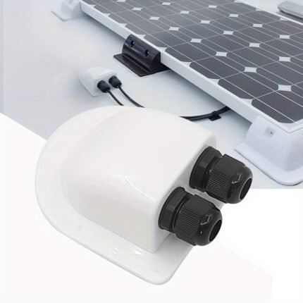 Rv Roof Waterproof Junction Box, Sealed Waterproof Junction Cover, Solar Panel, Photovoltaic Roof Junction Box, Double Hole Junction Box Rv Solar Panels