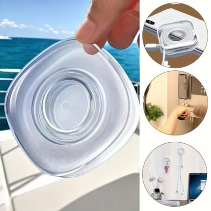 1Pc Reusable Nano Gel Pad - Multifunctional Car Mobile Phone Holder And Magic Sticker For Kitchen, Bathroom, Office And Bedroom - Traceless And Convenient