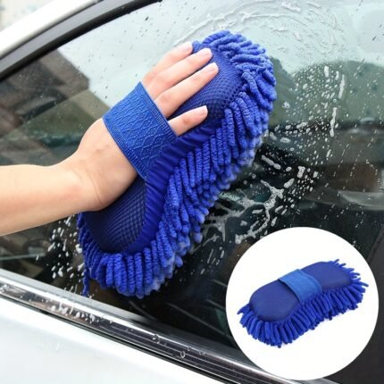 Microfiber Car Wash Sponge - Handheld Cleaning Brush For Auto, Motorcycle, And Home Use - Soft, Durable, And Easy To Use Grooming Tool, Vehicle Washing | Soft Cleaning Sponge | Durable Wash Mitt, Car Wash Sponges, Without Battery