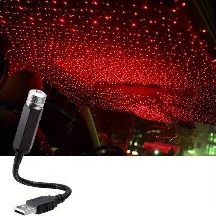 Brighten Up Your Home Decor & Car Accessories With This Usb Car Atmosphere Light - Perfect For Halloween, Christmas, Camping & Parties For Stocking Stuffers