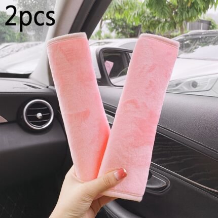 2Pcs/Set Soft Car Seat Belt Covers, Car Seat Belt Shoulder Pads, Comfortable Shoulder Pads, Suitable For Cars, Trucks, Adults, Teenagers
