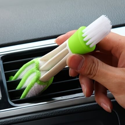 Versatile Car Vent Cleaning Brush - Detachable & Washable, Perfect For Door Partitions & Hard-To-Reach Corners
