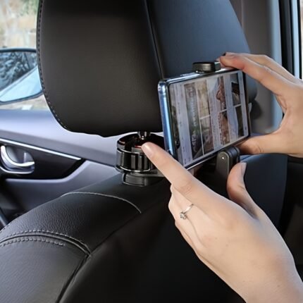 Car Mobile Phone Holder, Car Seat Backrest Hidden Hook Holder, Multifunctional Rear Headrest Hook Holder In Car, Car Rear Seat Mobile Phone Holder