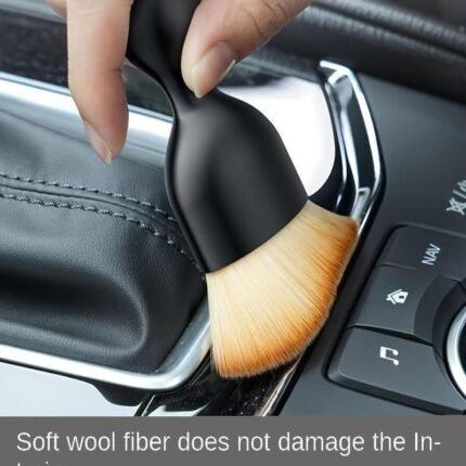 Car Interior Washing Tool Air Conditioner Air Outlet Cleaning Brush Car Interior Crevice Dust Removal Brush Soft Bristle Brush For Car Washing