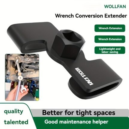 1Pc Wollfan Universal Wrench Extension Adapter, 1/2 Inch Drive Socket Wrench Extension For Tight Spaces, Durable Material, Mechanics Tool Accessory