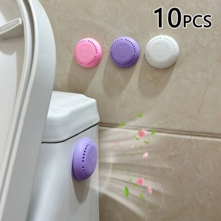 10Pcs Long-Lasting Aromatherapy Air Freshener Refills With Extra Shells - Solid Deodorizer Tablets In Cherry Blossom, Rose & Lavender Scents For Home, Car, Bathroom, Bedroom, Wardrobe & Toilet Odor Elimination, Car Perfume Air Freshener, Bathroom Fragrance, Decorative Scent Diffusers, Durable Fragrance