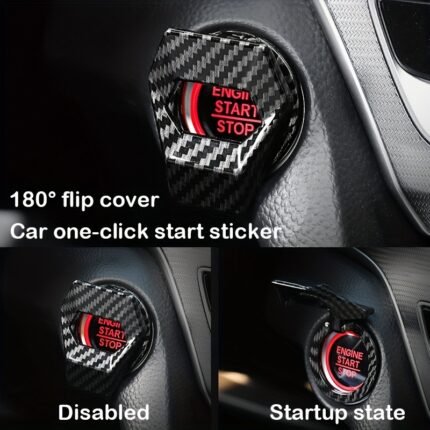 Car Push-Button Start Switch Protective Cover