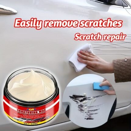 Car Scratch Wax And Swirl Remover Nano Shine Polish, Automotive Clay Scratch Repair Paste Kit - Compatible With Multiple Paint Colors For Vehicle Surface Restoration And Maintenance.