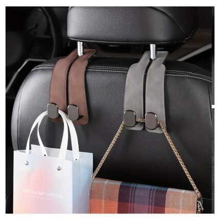 Car Hook Car Seat Back Upgrade Hidden Double Hook Abs Rear Seat Car Bag Storage Hook