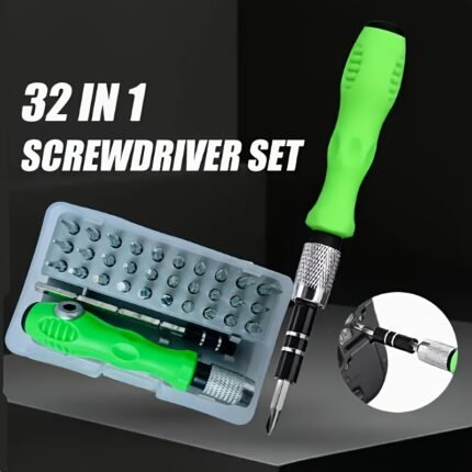 32-In-1 Precision Screwdriver Set - Mini Magnetic Phillips Flat Head Screwdriver For Repairing Cars, Furniture, Smartphones, Cameras And Small Tools
