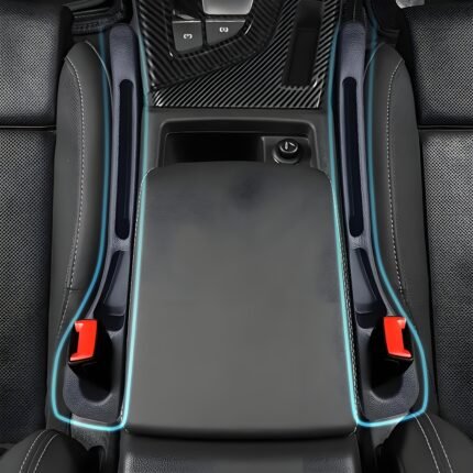 2Pcs Car Seat Gap Filler Storage Box, Anti-Fall And Groove Design, Soft Material, Double-Sided Use, Multiple Colors Available, Very Suitable For Small Cars, Suvs And Trucks, In-Car Organization | Streamlined Auto Accessories
