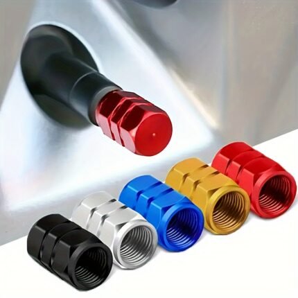 4Pcs/8Pcs/12Pcs Durable Aluminum Tire Valve Caps - Dustproof, Easy To Install - Fashion Accessories For Cars, Motorcycles, Trucks, Bicycles Valve Caps For Car Tire Valve Caps Tire