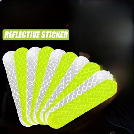 10-60Pcs Universal Safety Warning Reflective Stickers For Car Reflect All Light Sources Motorcycle Helmet Stickers Car Parts