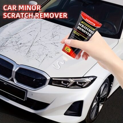 60Ml Car Scratch & Swirl Remover Wax Kit With Sponge - Effortlessly Restores Paint Shine, Safe For All Colors, Easy Application For Minor Scratches, Swirls & Sun Patterns, Car Scratch Remover Rv Washes, Rv Waxes