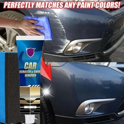 Car Scratch & Swirl Remover Kit - Quick Eliminate Swirls, Restore Shine & Brightness To All Exterior Paint Surfaces