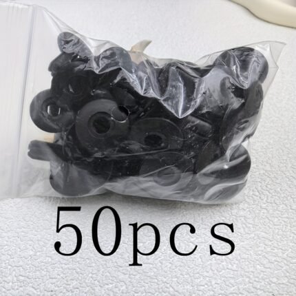 50-Pack Universal Car Fasteners, Durable Plastic Fixtures, Easy Installation, Versatile For Car Interior And Trunk, Body Parts And Car Decor Accessories