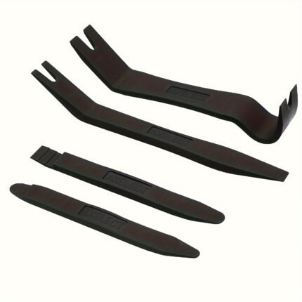4Pcs Auto Trim Removal Tool Kit, No Scratch Plastic Pry Tool Kit - Interior Door Panel Clip Fastener Removal Set For Vehicle