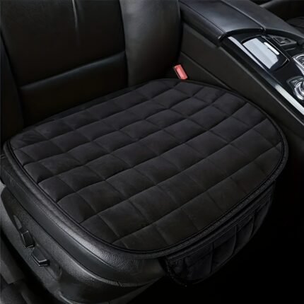 Car Seat Cover Winter Warm Seat Cushion Universal Front Seat Cushion, Soft, Lightweight And Portable, All-Day Protection Vehicle Seat Cushion With Oval Car Seat Cushion For Car Seat Protector - Hand Washable