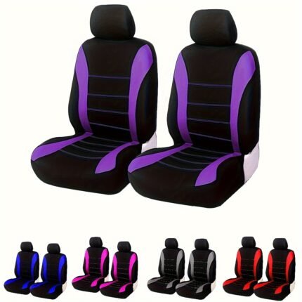2Pcs Car Waistline Seat Cover Front Seat Universal Model