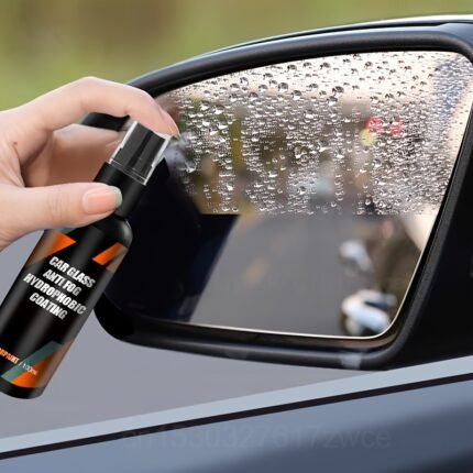 Polishing Abrasive Water Repellent Spray Anti Rain Coating For Car Glass Hydrophobic Anti-Rain Car Liquid Windshield Mirror Mask Auto Polish Kit