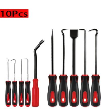 10Pcs Pick And Hook Set, Precision Automotive Pick Set, Pick Tool Set Car Auto Oil Seal/O-Ring Seal Gasket Mini Precision Hooks Puller Remover Hook Hose Removal Set, Without Battery