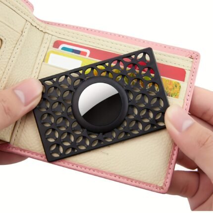 For Airtag Airtag Holder For Airtag Wallet Card Bag, Ultra-Thin Credit Card Size Airtags Protective Case For Purses, Handbags, Wallets, Backpacks