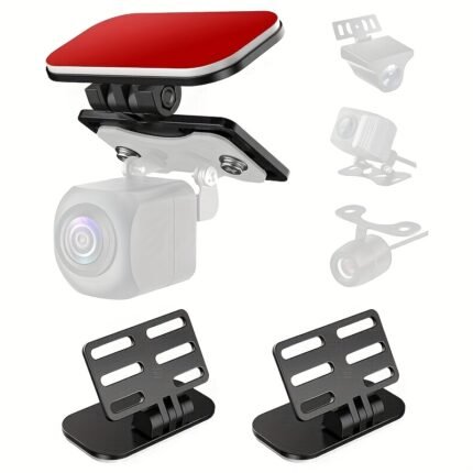 Adjustable Rear View Backup Camera Mount - Compact & Lightweight, 180 Degree Angle Adjustment, Includes Tape, Self-Adhesive, Easy Installation, 360P Video Resolution, Universal Fit For Suvs, Trucks, Vans, Without Battery