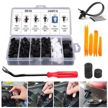 Car Buckle Bumper Fender Leaf Plate Trunk Latch Repair Fasteners