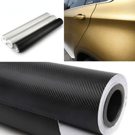 30X127Cm/11.81X50Inch Waterproof Diy 3D Carbon Fiber Vinyl Wrapping Film Car Sticker Motorcycle Automobiles Car Styling Accessories