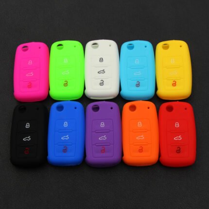 Protect Your Car For Volkswagen Keys With A Silicone Car Key Cover Case!