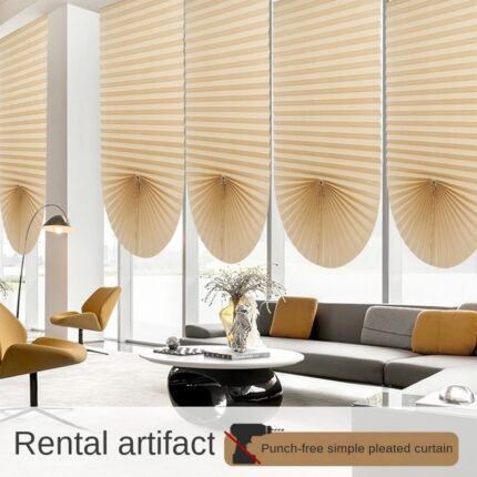 Non-Woven Fabric Curtains - Simple, Foldable Half-Full Shading Curtain For Exterior Decoration, Universal Fit, Textile Material, Perfect For Rvs, Campervans, And Outdoor Use, Exterior Use Curtains | Natural Look Curtains | Breathable Fabric, Rv Awning Cover Rv Screens, Rv Curtains