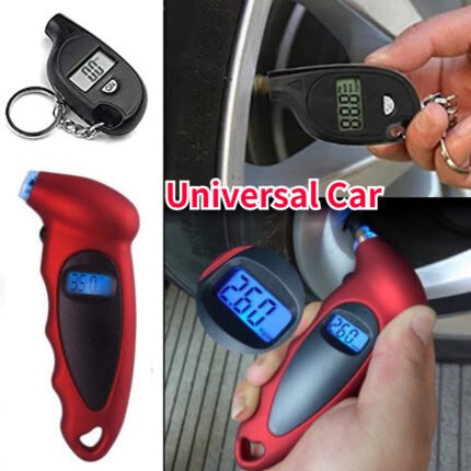 1Pc Car Lcd Tire Pressure Gauge Backlight High-Precision Digital Tire Pressure Monitoring Car Tyre Air Pressure Gauge Meter Lcd Display