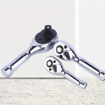 Swift 72-Tooth Ratchet Wrench - Short Handle, Dual-Head For Large & Small Screws, Auto Repair Tool