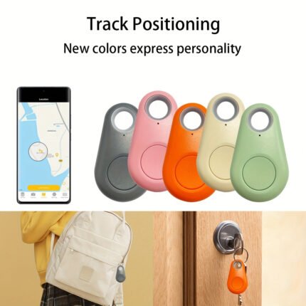 Smart Key Finder & Pet Tracker, Wireless Anti-Lost Alarm, Plastic, Battery Powered (Button Battery, ?36V), Non-Rechargeable, For Wallet & Valuables, New Color Options