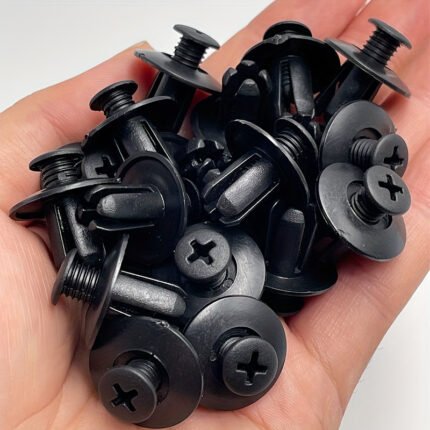 50 Pcs Universal Car Retainer Clips - Durable Plastic Car Interior And Trunk Fasteners, Easy Installation, Versatile Use