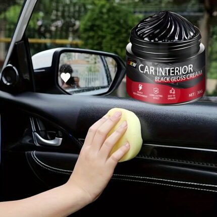 1Pc Abs Plastic Coating Dashboard Wax For Car Interior, Glossy Finish, Renovation, Repair & Maintenance Gel For Vehicle Instrument Panels