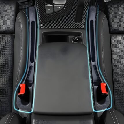 Pack Of 2 Car Seat Gap Fillers, Multifunctional Side Gap Filler For Seats, Double-Sided And Storage Design, Suitable For All Seasons, Can Be Used In Cars, Suvs, Trucks To Fill Gaps Between Seats And Console