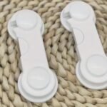 10Pcs Youngsters Safety Locks - Durable Abs Plastic, Phthalate-Free, White - Easy Install For Cabinets, Drawers & Fridges - Hand Pinch Protection, 8.99Cmx1.18 - Image 12