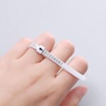 1 Pc Ring Sizer, Ring Sizer Measuring Tool, Reusable Plastic Finger Size Measuring Tape, Clear And Accurate Jewelry Sizing Making Tool 1-17 Usa Rings Sizer - Image 5