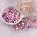 150Pcs Imitation Pearl Beads, 3-8Mm Double Hole Round Abs Plastic Loose Beads For Diy Crafts And Jewelry Making Accessories - Image 17