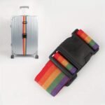 1Pc Rainbow Adjustable Luggage Strap Packing Strap Travel Buckle Packing Strap - Image 11