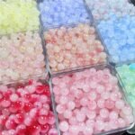 100/200/500Pcs 8Mm Glass Imitation Jade Bead Gradient Double Color Round Bead Handmade Diy Bracelet Necklace Jewelry Making Loose Bead Material - Image 15