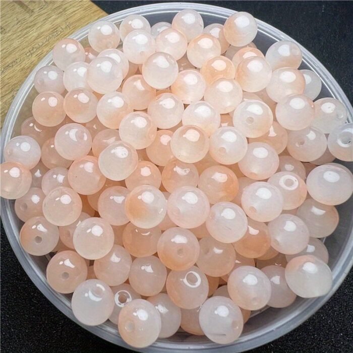 100/200/500Pcs 8Mm Glass Imitation Jade Bead Gradient Double Color Round Bead Handmade Diy Bracelet Necklace Jewelry Making Loose Bead Material - Image 13