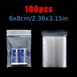 100Pcs/Bag Self-Sealing Bag Diy 5D Diamond Painting Cross Stitch Tool Diamond Embroidery Accessories Bead Stone Storage Bag - Image 7