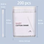 200Pcs Baby Cotton Swabs For Newborn, Babies, Kids, 100%, Safe For Baby - Image 5