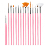 15Pcs Fine Detail Paint Brush Set - Miniature Paint Brush For Detailing & Art Painting - Acrylic, Watercolor, Oil, Models, Airplane Kits, Nail Artist Supplies - Image 7
