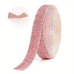 1 Roll Self Adhesive Crystal Rhinestone Strips, Crystal Ribbon Bling Gemstone Sticker With 2Mm Rhinestone Strips For Diy Arts Crafts, Wedding Parties, Car Phone Decoration, Mother'S Day Father'S Day Gift - Image 14