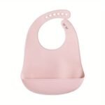 1 Pc Silicone Baby Bibs Infant Solid Color Bib Waterproof Soft Adjustable Children Feeding Cloths For Babies Accessories - Image 3