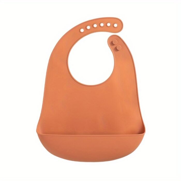 1 Pc Silicone Baby Bibs Infant Solid Color Bib Waterproof Soft Adjustable Children Feeding Cloths For Babies Accessories - Image 18